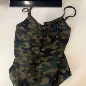 Camo body suit